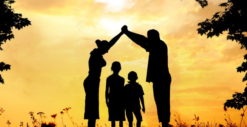 Silhouette of Family - Family Lawyers in Townsville, QLD